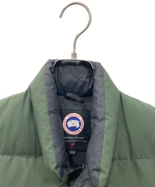 CANADA GOOSE（カナダグース）CANADA GOOSE (カナダグース) ダウンベスト グリーン サイズ:XSの古着・服飾アイテム