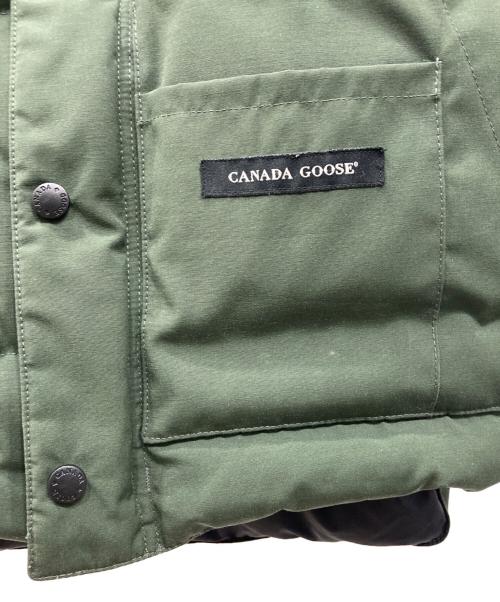 CANADA GOOSE（カナダグース）CANADA GOOSE (カナダグース) ダウンベスト グリーン サイズ:XSの古着・服飾アイテム