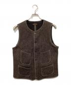BROWN'S BEACH JACKETブラウンズビーチジャケット）の古着「BROWN'S BEACH EARLY VEST/ブラウンズ　ビーチ　アーリー　ベスト」｜ブラウン