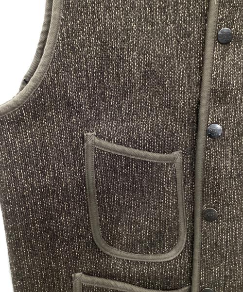 BROWN'S BEACH JACKET（ブラウンズビーチジャケット）BROWN'S BEACH JACKET (ブラウンズビーチジャケット) BROWN'S BEACH EARLY VEST/ブラウンズ　ビーチ　アーリー　ベスト ブラウン サイズ:38の古着・服飾アイテム