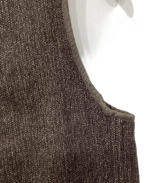 BROWN'S BEACH JACKET（ブラウンズビーチジャケット）BROWN'S BEACH JACKET (ブラウンズビーチジャケット) BROWN'S BEACH EARLY VEST/ブラウンズ　ビーチ　アーリー　ベスト ブラウン サイズ:38の古着・服飾アイテム