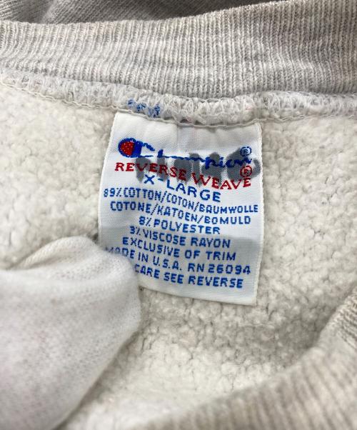 Champion REVERSE WEAVE（チャンピオン リバース ウィーブ）Champion REVERSE WEAVE (チャンピオン リバース ウィーブ) リバースウィーブスウェット ホワイト サイズ:X-Largeの古着・服飾アイテム