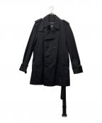 BURBERRY BLACK LABELバーバリーブラックレーベル）の古着「ライナー付トレンチコート」｜ブラック