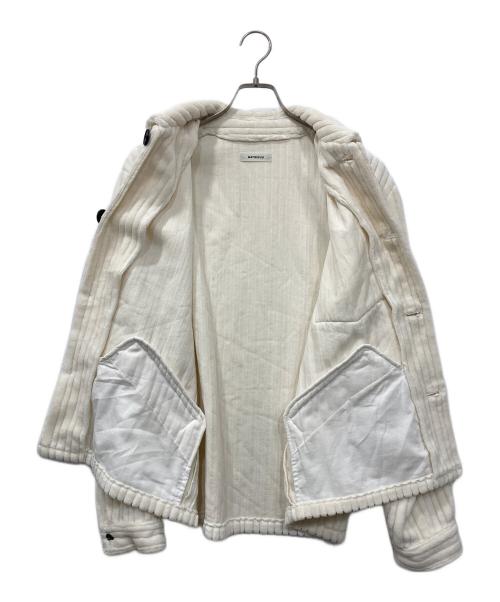 MATSUFUJI（マツフジ）MATSUFUJI (マツフジ) Wide Corduroy Jacket/ワイドコーデュロイジャケット アイボリー サイズ:3の古着・服飾アイテム
