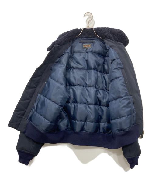 BEAMS PLUS（ビームスプラス）BEAMS PLUS (ビームスプラス) B-15 ダウン ジャケット ネイビー サイズ:Lの古着・服飾アイテム