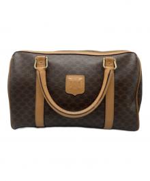 CELINE（セリーヌ）の古着「マカダム ボストンバッグ」｜ブラウン