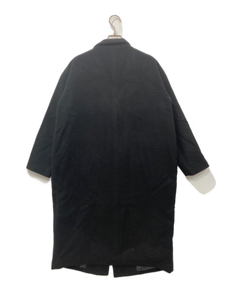 mizuiro-ind（ミズイロインド）mizuiro-ind (ミズイロインド) ポリウールコート ブラック サイズ:記載なしの古着・服飾アイテム