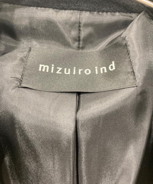 mizuiro-ind（ミズイロインド）mizuiro-ind (ミズイロインド) ポリウールコート ブラック サイズ:記載なしの古着・服飾アイテム
