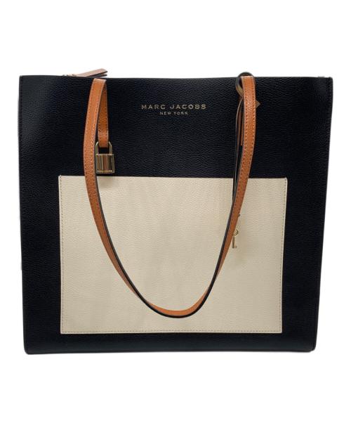 MARC JACOBS（マークジェイコブス）MARC JACOBS (マークジェイコブズ) トートバッグ ホワイト×ブラック サイズ:-の古着・服飾アイテム