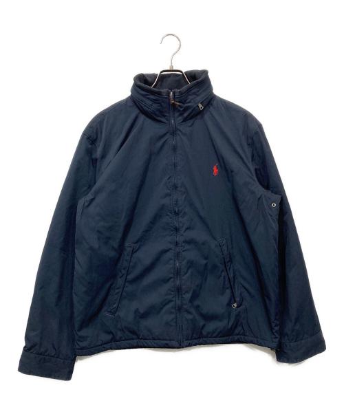 POLO RALPH LAUREN（ポロ・ラルフローレン）POLO RALPH LAUREN (ポロ・ラルフローレン) スタンドカラージャケット ネイビー サイズ:Lの古着・服飾アイテム