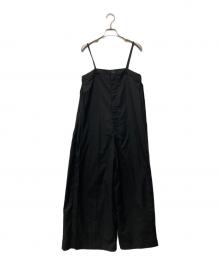 Ameri（アメリ）の古着「SIDE CUT OFF SUSPENDER PANTS/サイドカットオッフサスペンダーパンツ」｜ブラック