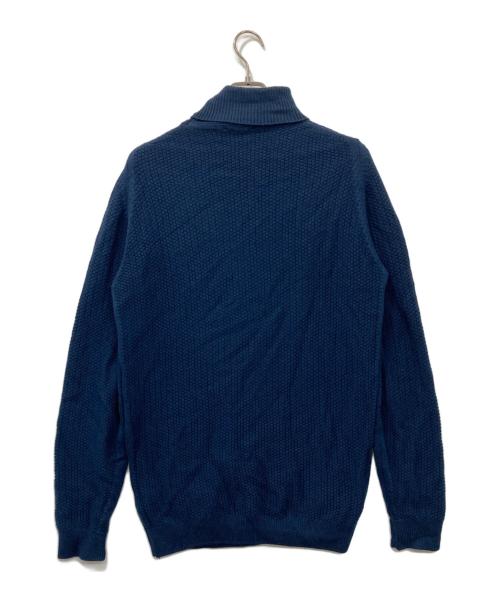 JOHN SMEDLEY（ジョンスメドレー）JOHN SMEDLEY (ジョンスメドレー) ウールタートルネックニット ネイビー サイズ:Mの古着・服飾アイテム