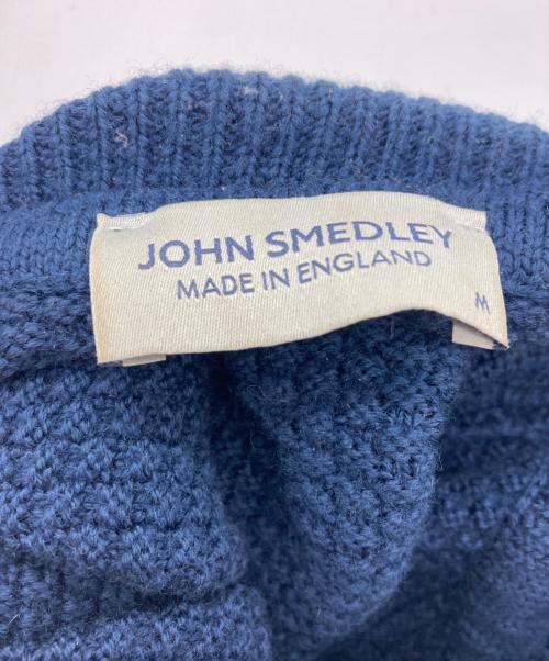 JOHN SMEDLEY（ジョンスメドレー）JOHN SMEDLEY (ジョンスメドレー) ウールタートルネックニット ネイビー サイズ:Mの古着・服飾アイテム