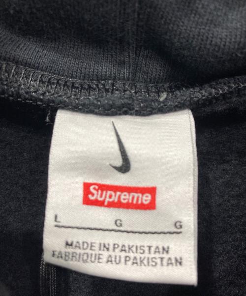 NIKE（ナイキ）NIKE (ナイキ) SUPREME (シュプリーム) Hooded Sweatshirt/フーデット　スウェットシャツ ブラック サイズ:Lの古着・服飾アイテム