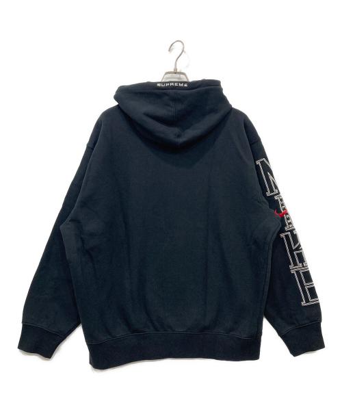 NIKE（ナイキ）NIKE (ナイキ) SUPREME (シュプリーム) Hooded Sweatshirt/フーデット　スウェットシャツ ブラック サイズ:Lの古着・服飾アイテム