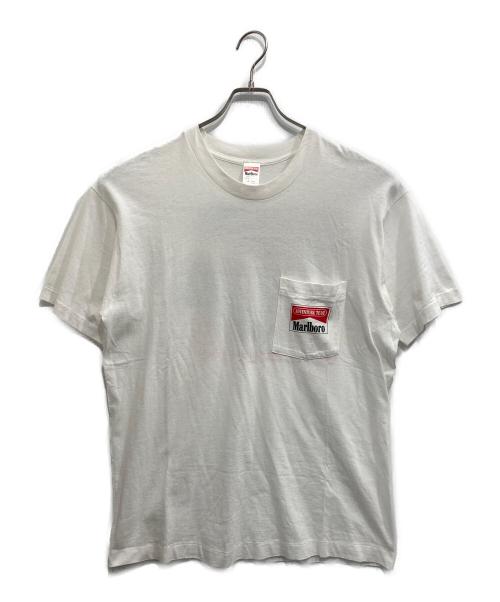 marboro（マルボロ）Marboro (マルボロ) プリントTシャツ ホワイト サイズ:フリーの古着・服飾アイテム