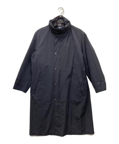 BURBERRY LONDON（バーバリーロンドン）BURBERRY LONDON (バーバリーロンドン) ライナー付スタンドカラーコート ネイビー サイズ:Mの古着・服飾アイテム