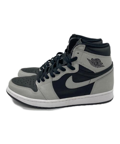 NIKE（ナイキ）NIKE (ナイキ) AIR JORDAN 1 RETRO HIGH OG/エアジョーダン　1　レトロ　ハイ　オージー グレー×ブラック サイズ:26.5cm/US8.5/UK7.5/EU42の古着・服飾アイテム