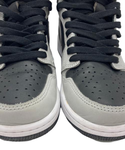 NIKE（ナイキ）NIKE (ナイキ) AIR JORDAN 1 RETRO HIGH OG/エアジョーダン　1　レトロ　ハイ　オージー グレー×ブラック サイズ:26.5cm/US8.5/UK7.5/EU42の古着・服飾アイテム
