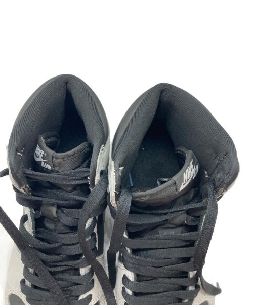 NIKE（ナイキ）NIKE (ナイキ) AIR JORDAN 1 RETRO HIGH OG/エアジョーダン　1　レトロ　ハイ　オージー グレー×ブラック サイズ:26.5cm/US8.5/UK7.5/EU42の古着・服飾アイテム