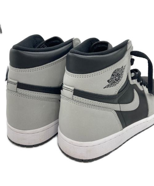 NIKE（ナイキ）NIKE (ナイキ) AIR JORDAN 1 RETRO HIGH OG/エアジョーダン　1　レトロ　ハイ　オージー グレー×ブラック サイズ:26.5cm/US8.5/UK7.5/EU42の古着・服飾アイテム