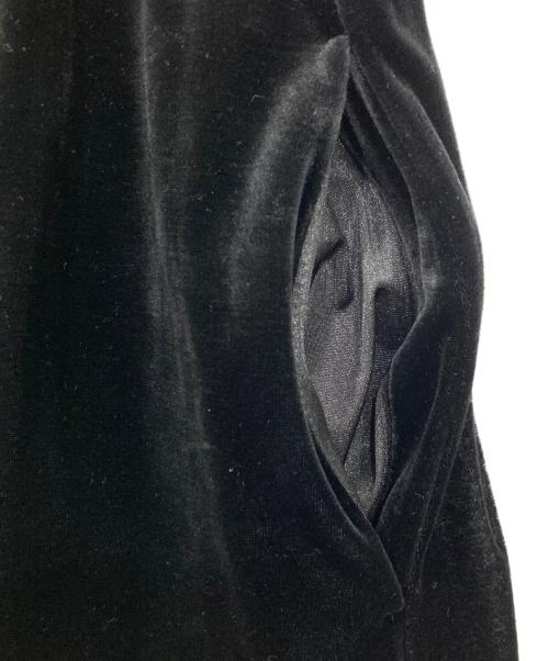 ANAYI（アナイ）ANAYI (アナイ) ベロアキャミソールワンピース ブラック サイズ:36の古着・服飾アイテム