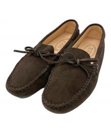 TOD'S（トッズ）の古着「ドライビングシューズ」｜ブラウン