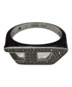 DIESELディーゼル）の古着「Dロゴリング」｜シルバー