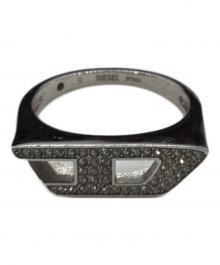 DIESEL（ディーゼル）の古着「Dロゴリング」｜シルバー