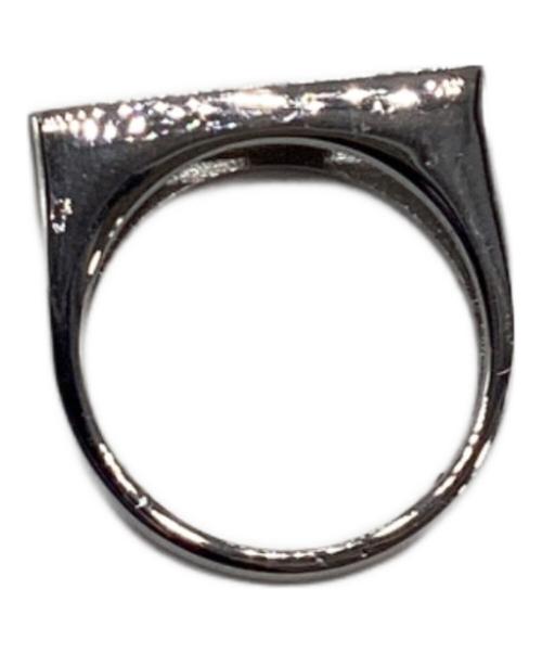 DIESEL（ディーゼル）DIESEL (ディーゼル) Dロゴリング シルバー サイズ:9号の古着・服飾アイテム