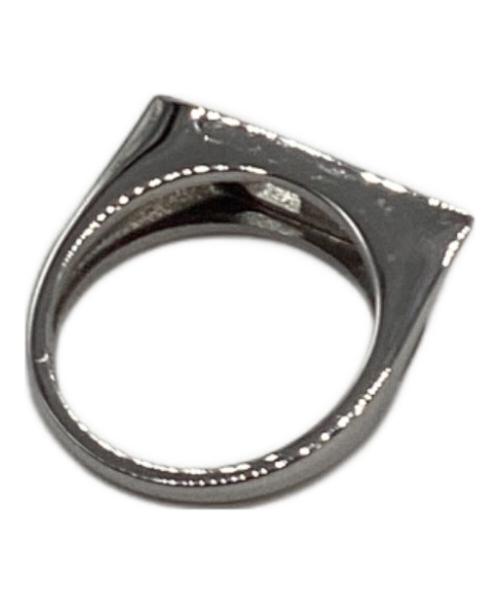 DIESEL（ディーゼル）DIESEL (ディーゼル) Dロゴリング シルバー サイズ:9号の古着・服飾アイテム