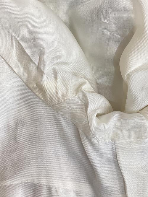 23区（ニジュウサンク）23区 (ニジュウサンク) CLALENSONファンシーツイード ノーカラー ジャケット グレー サイズ:38の古着・服飾アイテム