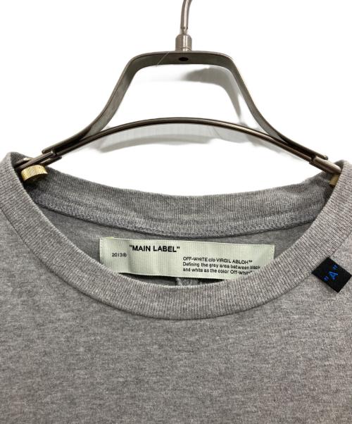 OFFWHITE（オフホワイト）OFFWHITE (オフホワイト) バックアローペイントロゴTシャツ グレー サイズ:Sの古着・服飾アイテム