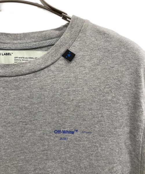 OFFWHITE（オフホワイト）OFFWHITE (オフホワイト) バックアローペイントロゴTシャツ グレー サイズ:Sの古着・服飾アイテム