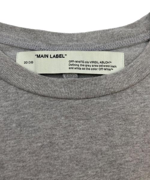 OFFWHITE（オフホワイト）OFFWHITE (オフホワイト) バックアローペイントロゴTシャツ グレー サイズ:Sの古着・服飾アイテム