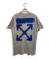 OFFWHITE (オフホワイト) バックアローペイントロゴTシャツ グレー サイズ:S：7000円