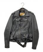 Schott×BEAMS BOYショット×ビームスボーイ）の古着「40th別注ライダースジャケット」｜ブラック