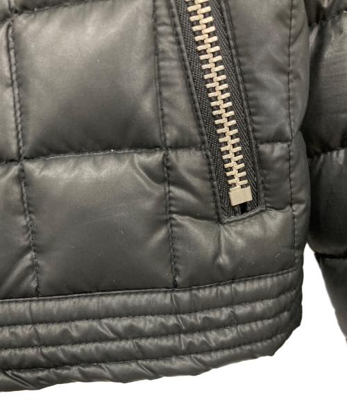 stussy（ステューシー）stussy (ステューシー) 切替ライダースダウンジャケット ブラック サイズ:MEDIUMの古着・服飾アイテム