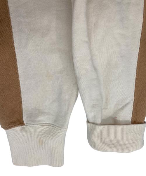 SUPREME（シュプリーム）SUPREME (シュプリーム) Paneled Hooded Sweatshirt アイボリー×ベージュ サイズ:Mの古着・服飾アイテム