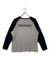 HUMAN MADE (ヒューマンメイド) サーマルカットソー グレー×ブラック サイズ:Ｌ：8000円