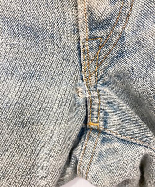 RRL（ダブルアールエル）RRL (ダブルアールエル) ダメージ加工デニムパンツ インディゴ サイズ:28×30の古着・服飾アイテム