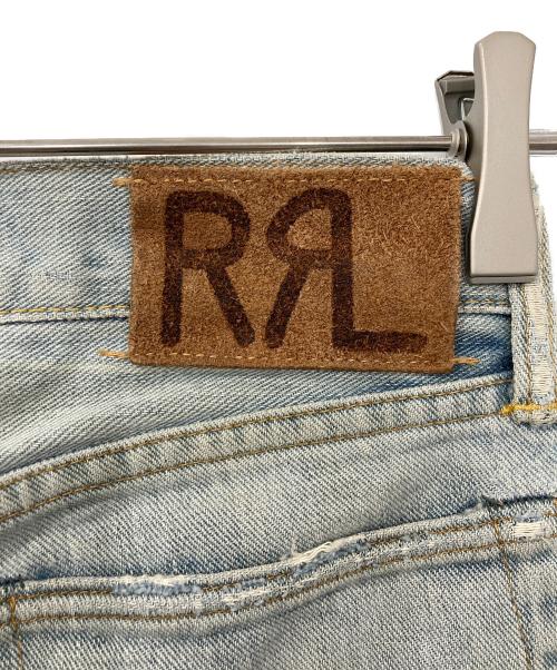 RRL（ダブルアールエル）RRL (ダブルアールエル) ダメージ加工デニムパンツ インディゴ サイズ:28×30の古着・服飾アイテム