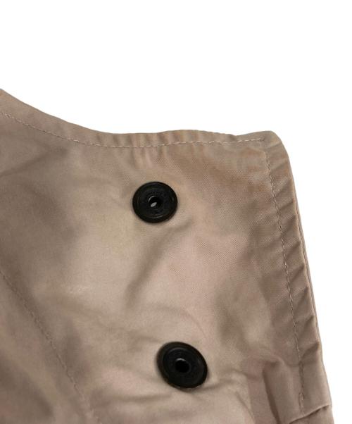 MM6 Maison Margiela（エムエムシックスメゾンマルジェラ）MM6 Maison Margiela (エムエムシックスメゾンマルジェラ) Long Flared Hooded Parka/ロング　フレアード　フーデッドパーカー ベージュ サイズ:42の古着・服飾アイテム