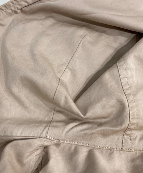 MM6 Maison Margiela（エムエムシックスメゾンマルジェラ）MM6 Maison Margiela (エムエムシックスメゾンマルジェラ) Long Flared Hooded Parka/ロング　フレアード　フーデッドパーカー ベージュ サイズ:42の古着・服飾アイテム