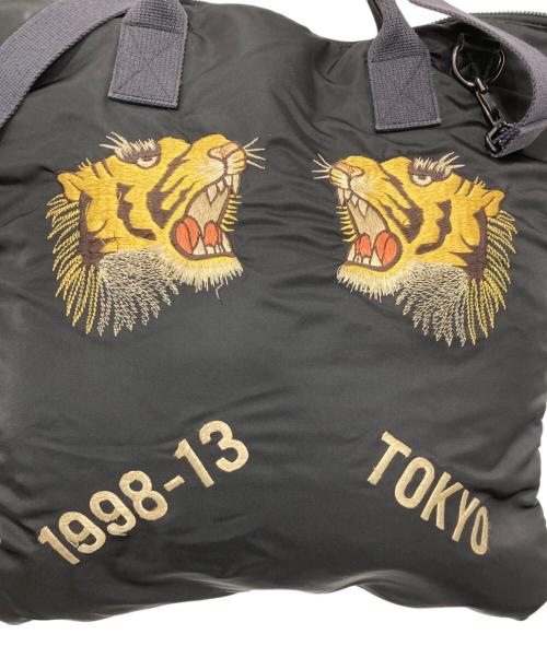 BEAMS BOY（ビームスボーイ）BEAMS BOY (ビームスボーイ) TAILOR TOYO (テーラー東洋) スカ刺繍 2WAY ヘルメットバッグ ブラックの古着・服飾アイテム