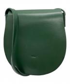 YAHKIヤーキ）の古着「レザーショルダーバッグ」｜グリーン