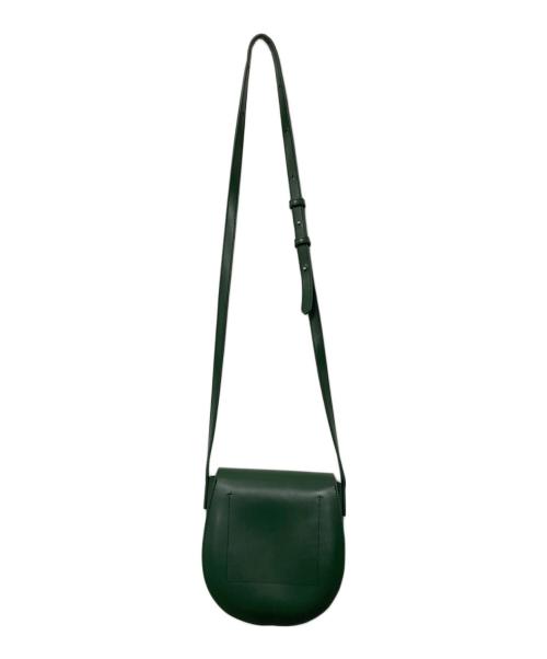 YAHKI（ヤーキ）YAHKI (ヤーキ) レザーショルダーバッグ グリーンの古着・服飾アイテム