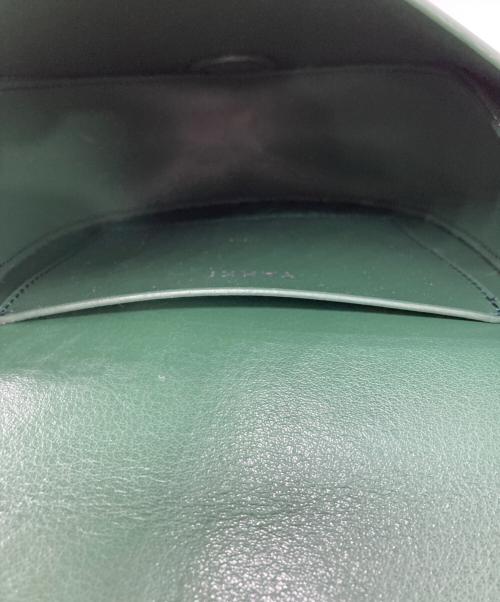 YAHKI（ヤーキ）YAHKI (ヤーキ) レザーショルダーバッグ グリーンの古着・服飾アイテム