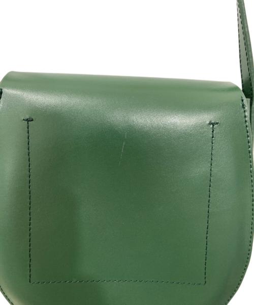YAHKI（ヤーキ）YAHKI (ヤーキ) レザーショルダーバッグ グリーンの古着・服飾アイテム