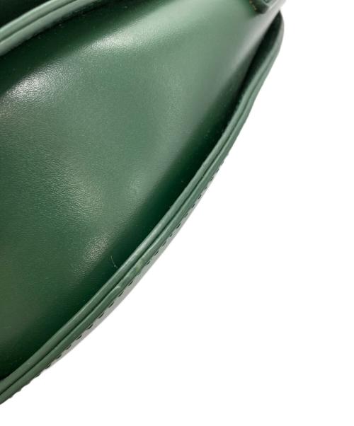 YAHKI（ヤーキ）YAHKI (ヤーキ) レザーショルダーバッグ グリーンの古着・服飾アイテム